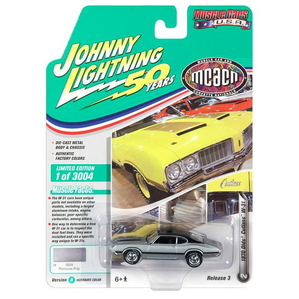 Johnny Lightning Jlmc021 Muscle Car Ver B 1970 Olds Cutlass W-31 for sale online
